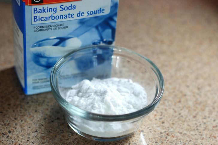 baking soda in a bowl