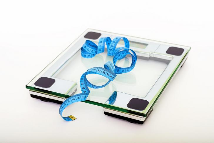 weight scale and measuring tape